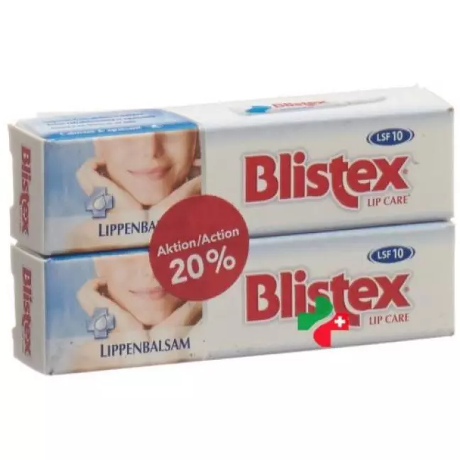 Blistex бальзам для губ Duo 2x 4.25г Blistex бальзам для губ Duo 2x 4.25г