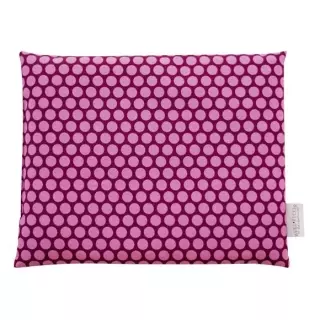 HERZZUCKER Traubenkernkissen 26x21cm Punkte pink