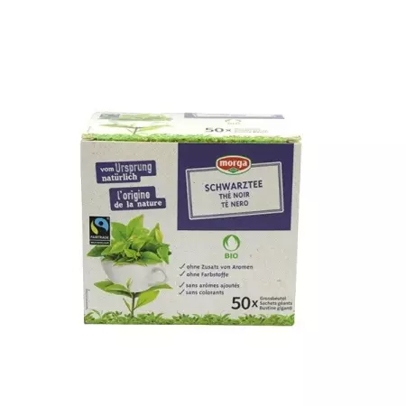 MORGA Schwarztee Bio Fairtrade Knospe