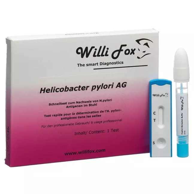 WILLI FOX: тест кала на Helicobacter Pylori WILLI FOX: тест кала на Helicobacter Pylori