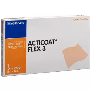 Acticoat Flex 3 Wundverband 10x20cm 12 Stück