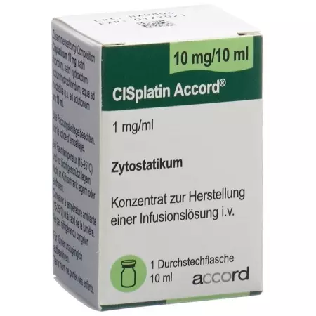 Cisplatin Accord 10mg/10ml Durchstechflasche 10ml