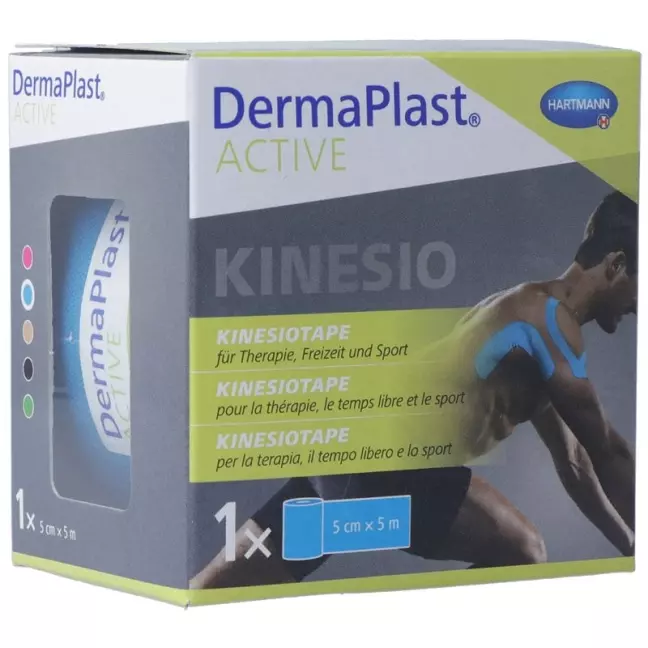 Dermaplast Active Kinesiotape 5cmx5m blue